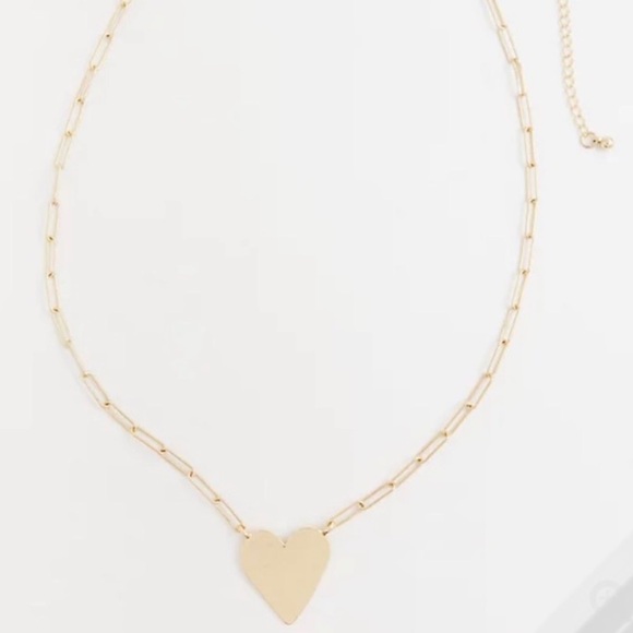 Paperclip Heart Necklace - Picture 3 of 5